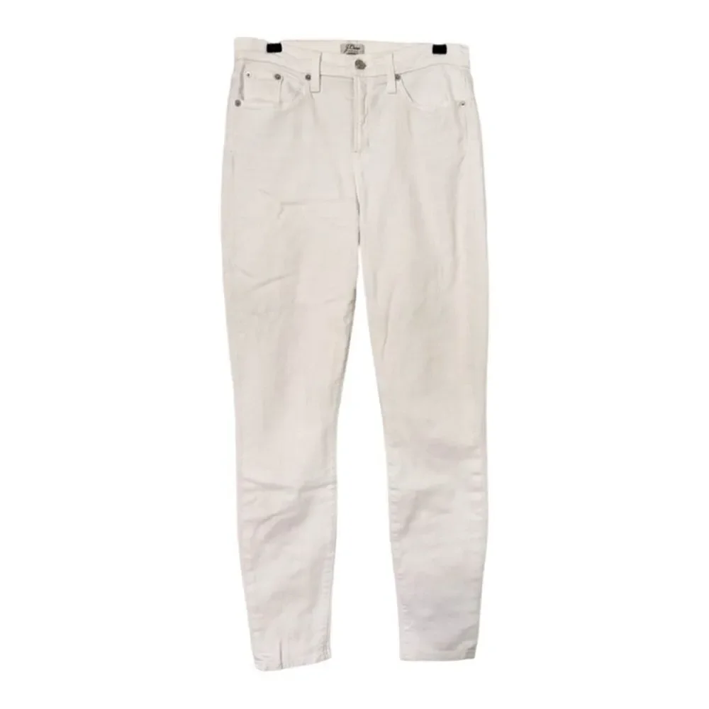 J. Crew Jeans Lookout High-rise Jeans in White Size 29.
